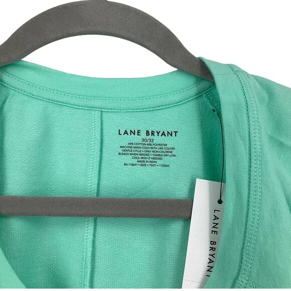 Lane Bryant Green Top Size 30/32 NWT - Picture 3 of 6